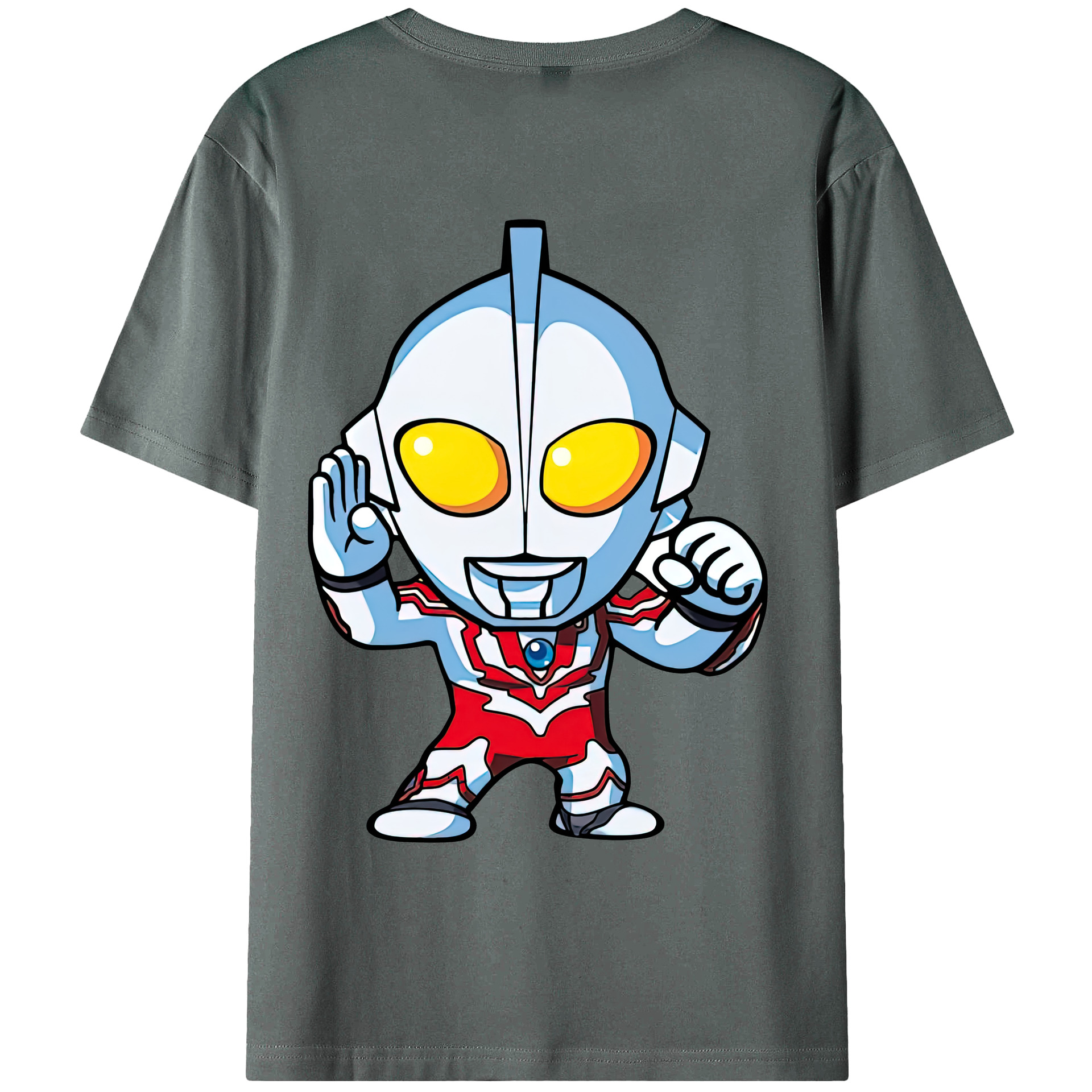 （画像用） ウルトラマン Ultraman 綿100％半袖Tシャツ（背面プリント）